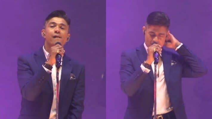 Américo se quiebra en escenario al hablar de su separación con Yamila Reyna