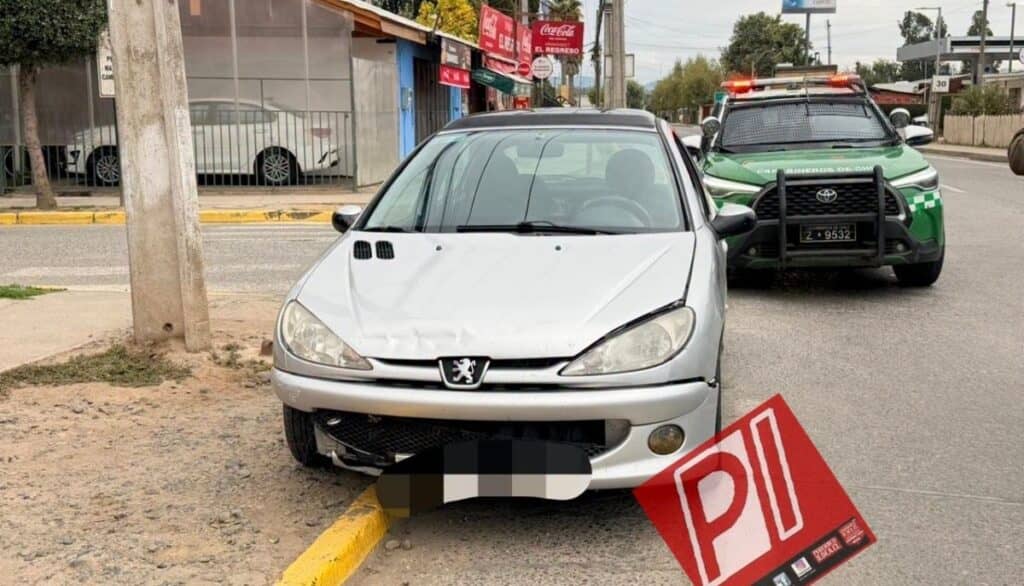 Carabineros detiene a sujeto tras persecución por conducir un vehículo robado en Iloca