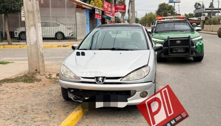Carabineros detiene a sujeto tras persecución por conducir un vehículo robado en Iloca