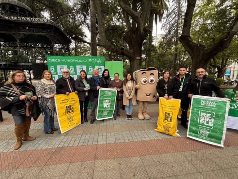 Curicó amplía su polígono de reciclaje al 100% del radio urbano: Entregarán sacos verdes y amarillos