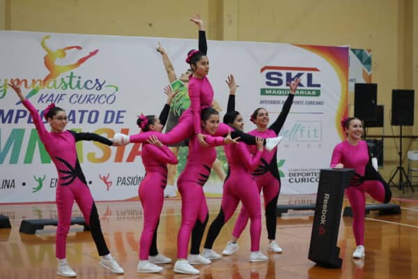 Open Copa Chile de Gimnasia Aeróbica reunió a más de 400 participantes internacionales en Curicó