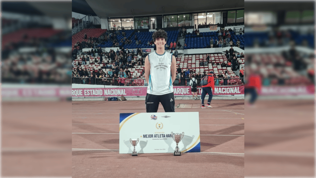Agustín Díaz hace historia como el “Mejor Atleta” del Campeonato Interescolar 2026