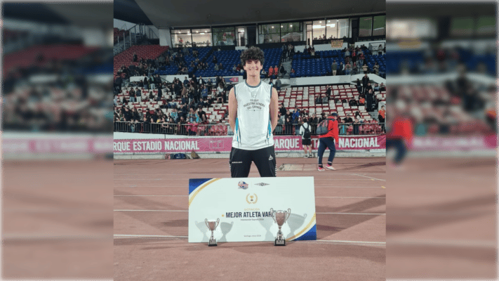 Agustín Díaz hace historia como el “Mejor Atleta” del Campeonato Interescolar 2026