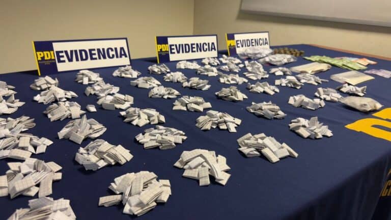 PDI desarticula punto de microtráfico en San Javier e incauta más de mil dosis de droga