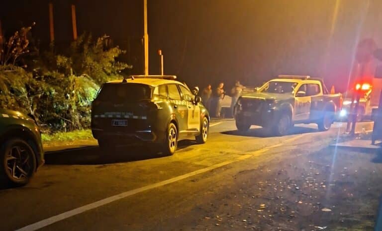 Persecución policial en Teno culmina con dos detenidos tras volcamiento e intento de atropello a carabinero