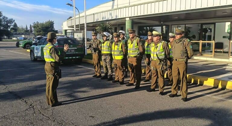 Carabineros despliega masivos controles preventivos en Curicó por fin de semana largo