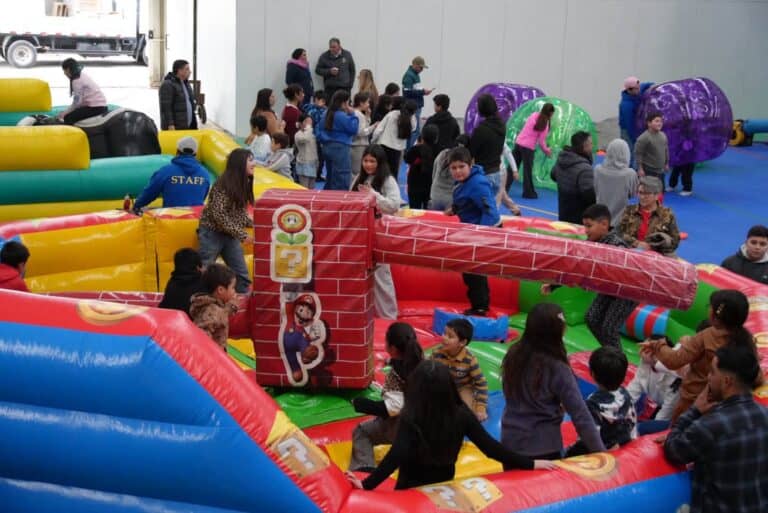 Teno se transforma en parque de diversiones gratuito por vacaciones de invierno