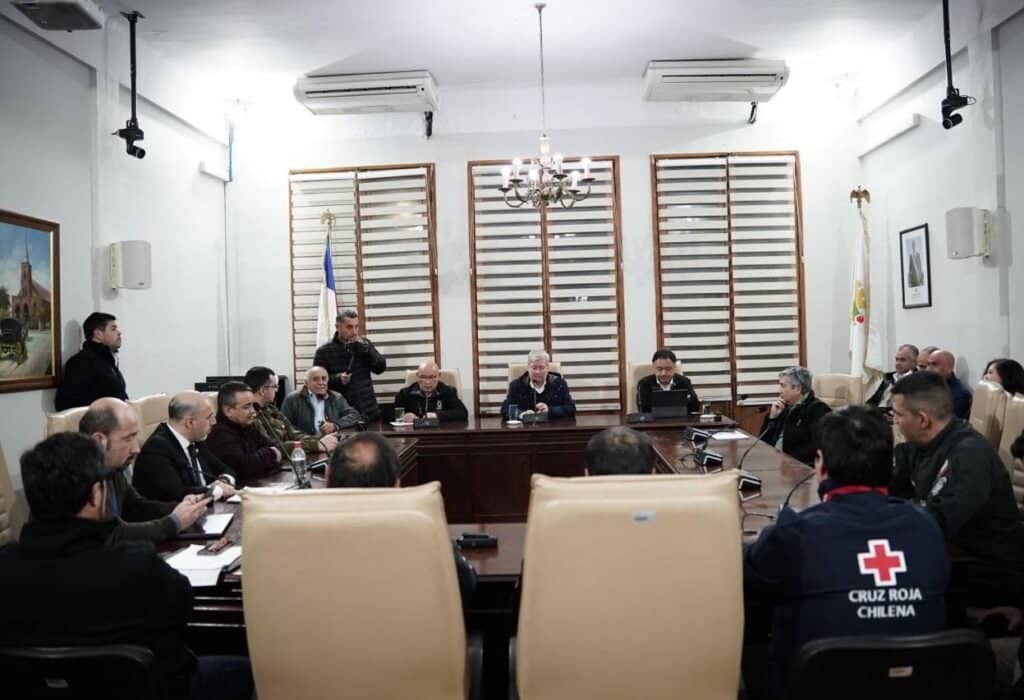 Cogrid comunal de Curicó: Autoridades coordinaron acciones para enfrentar riesgos por temporal
