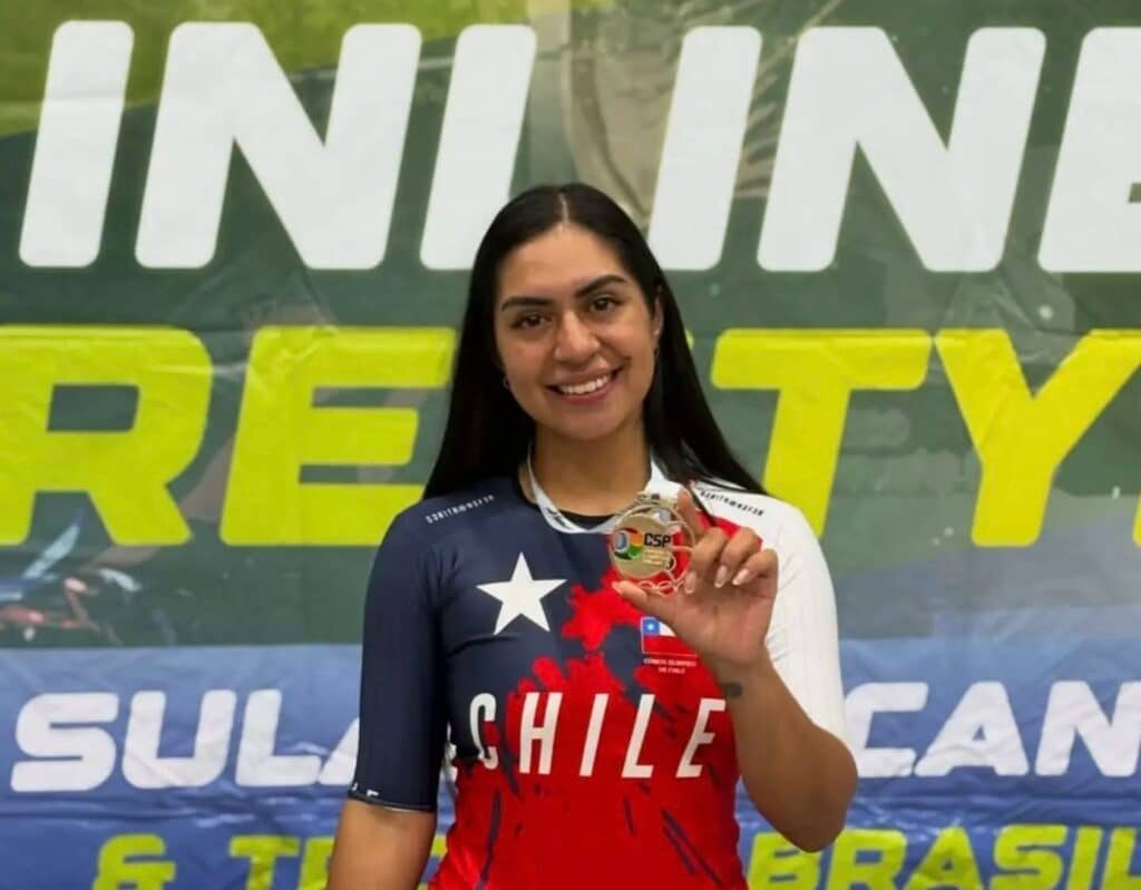 Patinadora curicana Milka Quiñones se corona Campeona Sudamericana de Speed Slalom