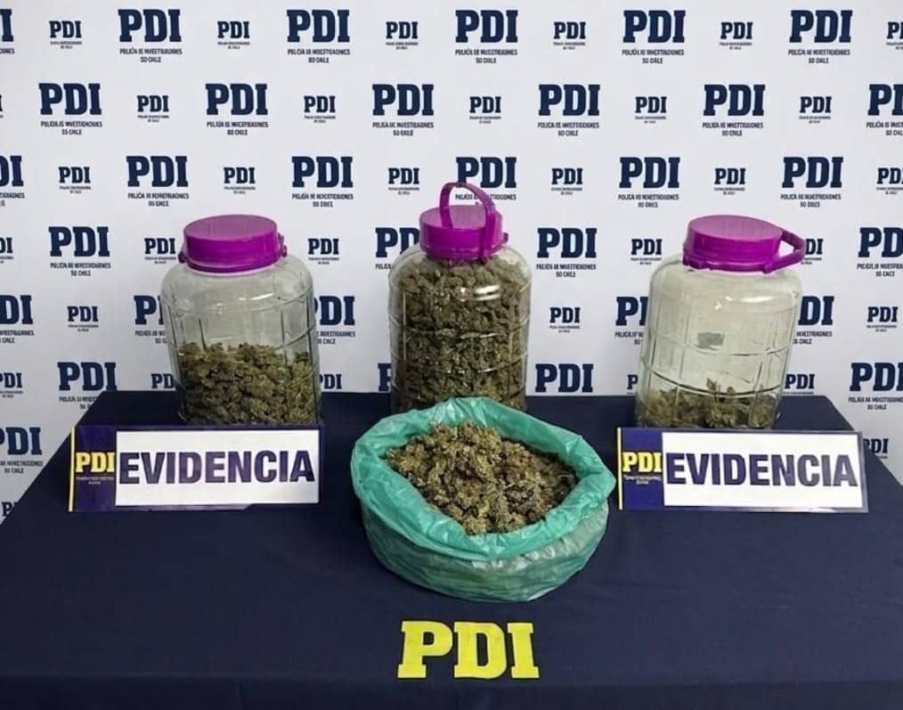 PDI detiene a sujeto que vendía drogas mediante modalidad de delivery en Molina
