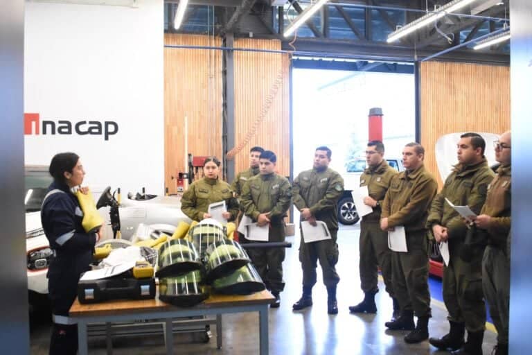 Carabineros se capacita en electromovilidad y protocolos de seguridad en Curicó
