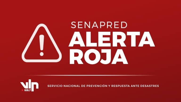 Senapred mantiene Alerta Roja para las comunas de Ninhue, San Nicolás, Portezuelo, Trehuaco y Quillón por crecida