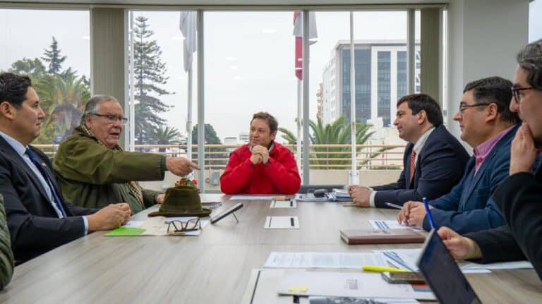 GORE Maule y ministro de Agricultura coordinan plan de apoyo para más de 1.500 agricultores afectados por sistema frontal