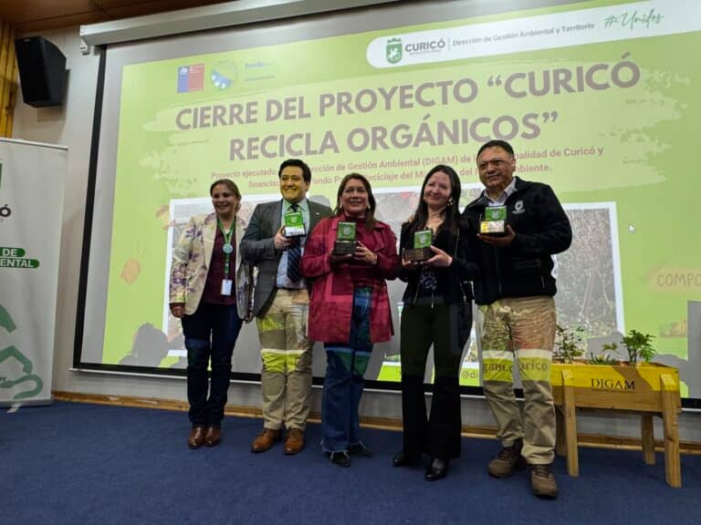 Proyecto Curicó Recicla Orgánico instruyó a 80 familias en el reciclaje de residuos orgánicos