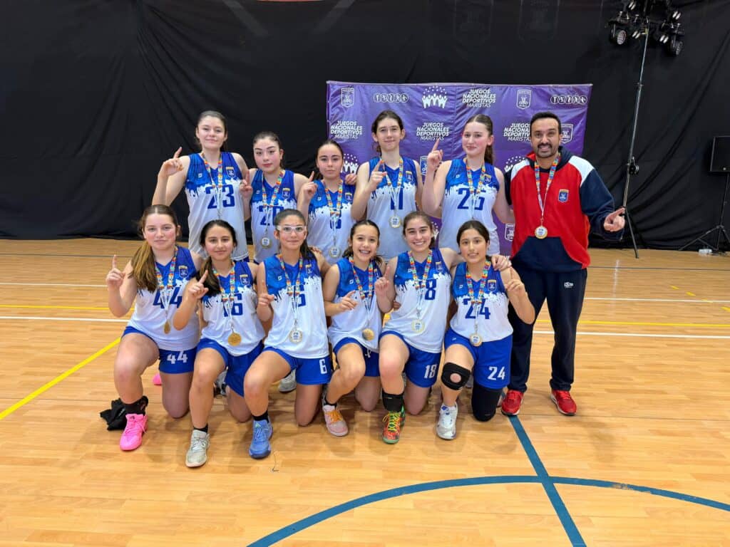 Instituto San Martín de Curicó se corona en el básquetbol de los Juegos Nacionales Femeninos Maristas