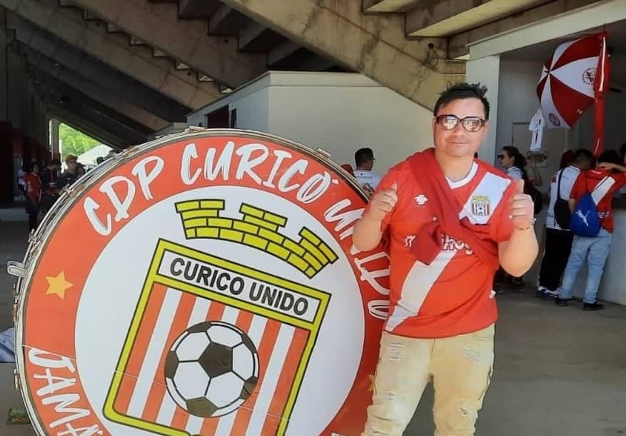 Pesar por el fallecimiento Héctor Abraham Riquelme, reconocido hincha de Curicó Unido