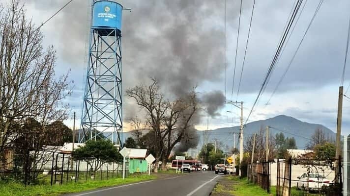 Incendio destruye por completo una vivienda en el sector San Jorge de Romeral de Molina