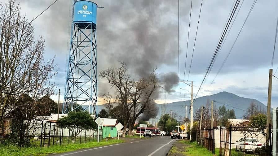 Incendio destruye por completo una vivienda en el sector San Jorge de Romeral de Molina