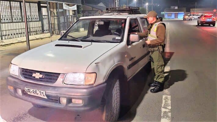 Carabineros concreta la detención de dos personas y supera los 200 controles durante masivo operativo en Molina