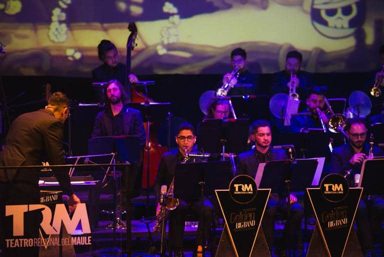 Golden Big Band interpretará clásicos de videojuegos y dibujos animados en el Teatro Regional del Maule