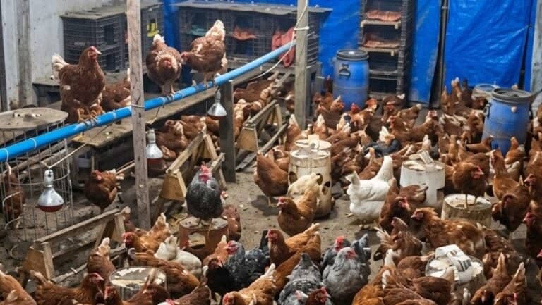 Sin patente comercial ni permisos: Vecinos de Sarmiento exigen el retiro inmediato de plantel avícola