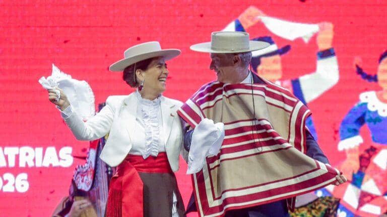 Presidente Kast inaugura Fiestas Patrias en el Parque O'Higgins con cueca y paya
