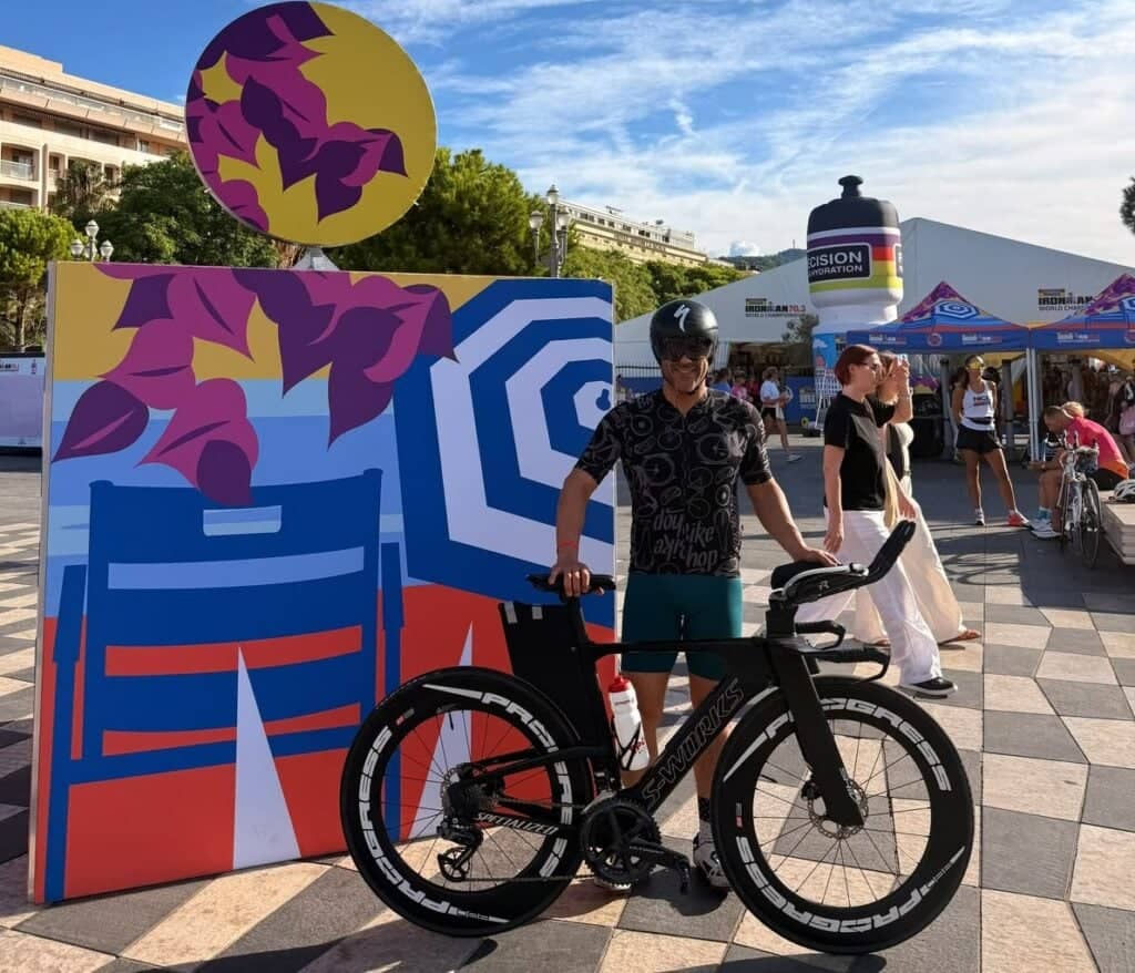 Triatletas curicanos están en Francia para competir en el Mundial Ironman 70.3 Niza 2026