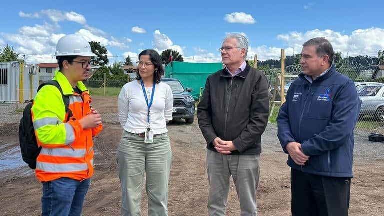 Caletera del Hospital de Curicó alcanza un 35% de avance y podría estar lista a principios de 2027