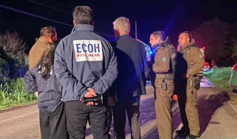 Equipo ECOH de la Fiscalía investiga ataque incendiario contra una vivienda en la comuna de San Clemente