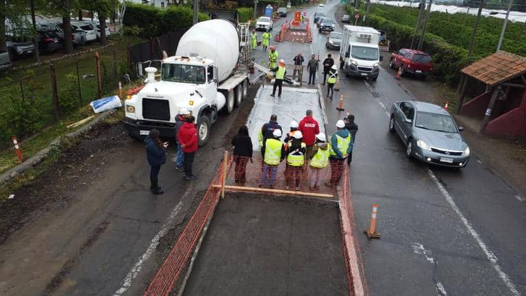Inician esperados trabajos de conservación en la Ruta J-55 de Romeral tras más de dos décadas sin intervenciones