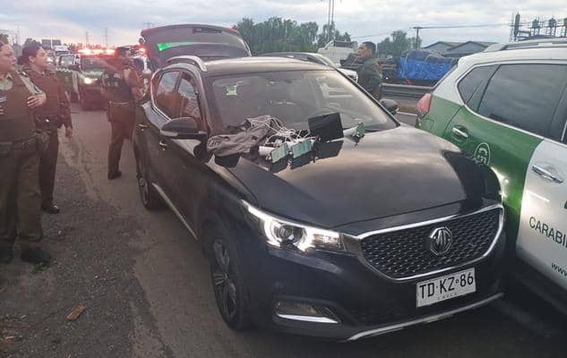 Carabineros detuvo en Curicó a tres sujetos acusados de cometer un robo en San Javier