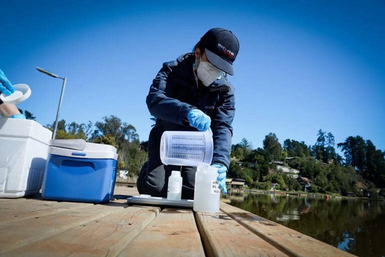 Seremi de Salud del Maule refuerza monitoreo, capacitación y fiscalización en el lago Vichuquén