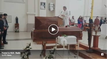 Emotivo funeral de joven madre fallecida en el Hospital de Curicó