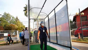 Instalan primer túnel sanitizador en SAR de Aguas Negras