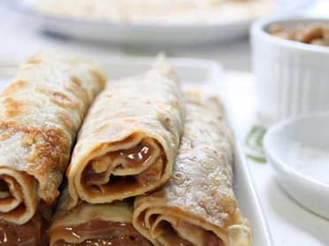 Receta de panqueques con manjar