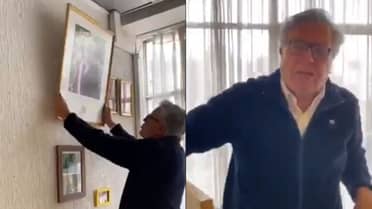 "Déjalo por allá": Alcalde de Rancagua retira cuadro de Sebastián Piñera de su oficina