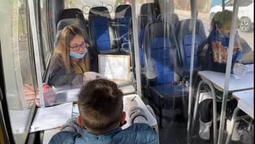 Bus educativo de Molina comenzó a impartir clases en sectores rurales de la comuna