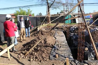 Comenzó construcción de nueva sede social en Sarmiento