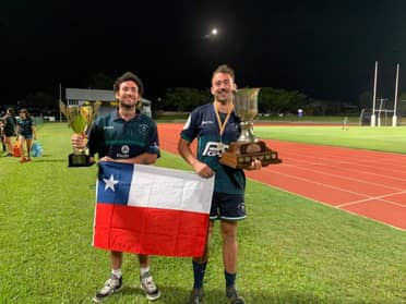 Curicano se tituló campeón en el rugby australiano