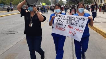 Fenats denunció que aún no se paga el "Bono Covid" prometido a los trabajadores a honorarios de la salud