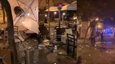 Locatarios de Barrio Lastarria sufren destrozos tras manifestaciones: Alcaldesa apuntó a Carabineros de "trasladar el conflicto"