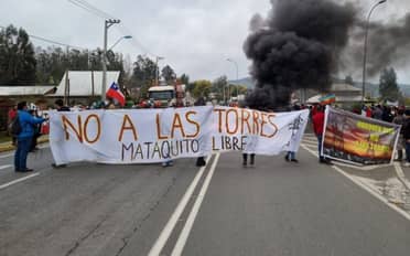 Siguen protestas contra proyecto de torres de alta tensión que afectaría comunas de Hualañe, Curepto y Sagrada Familia