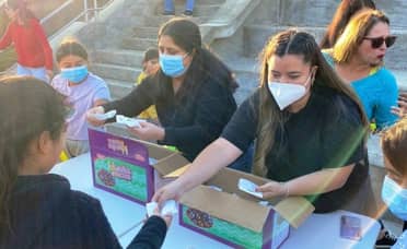 Niñas y niños de Hualañé participaron de actividad “Buscando al Conejito de Pascua 2022"