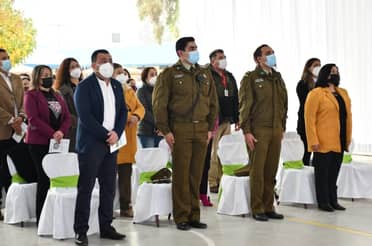 Municipio de Sagrada Familia homenajeó a Carabineros en su aniversario número 95