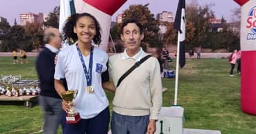 Michell Ulabarri se transformó en una de las figuras en el atletismo escolar durante el fin de semana