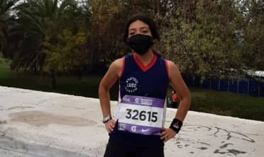 Catalina Pérez logró el 3er lugar en los 10K del Maratón de Santiago