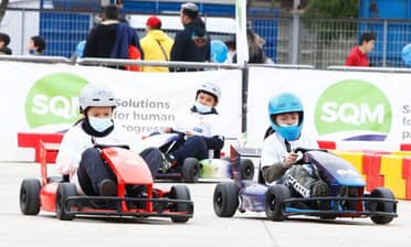 640 niños disfrutaron del Eliseo E-Karts en Curicó