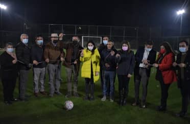 Gobierno Regional inauguró cancha de pasto sintético en Río Claro