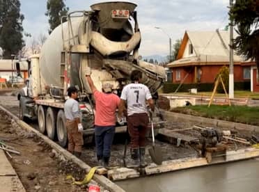 Comenzaron obras de pavimentación en Villa Santa Cecilia de Romeral