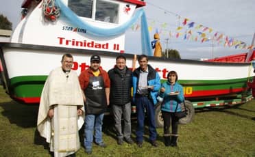 Celebración y misa de San Pedro se realizó en el sector de La Pesca de Licantén luego de dos años